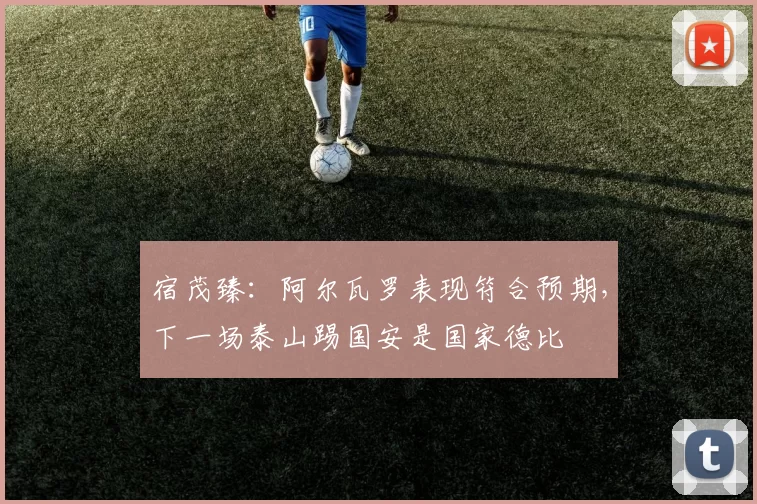 宿茂臻：阿尔瓦罗表现符合预期，下一场泰山踢国安是国家德比